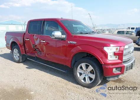 2015 Ford F-150 Platinum from USA, damaged, VIN 1FTEW1EFXFFA11455
